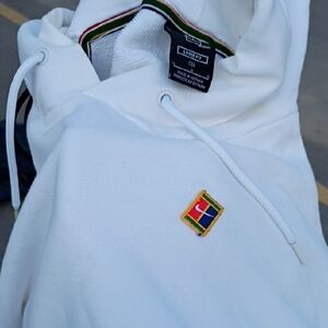 Nike ACG White Hoodie with Colorful Patch It Says On Tags Loose Fit
